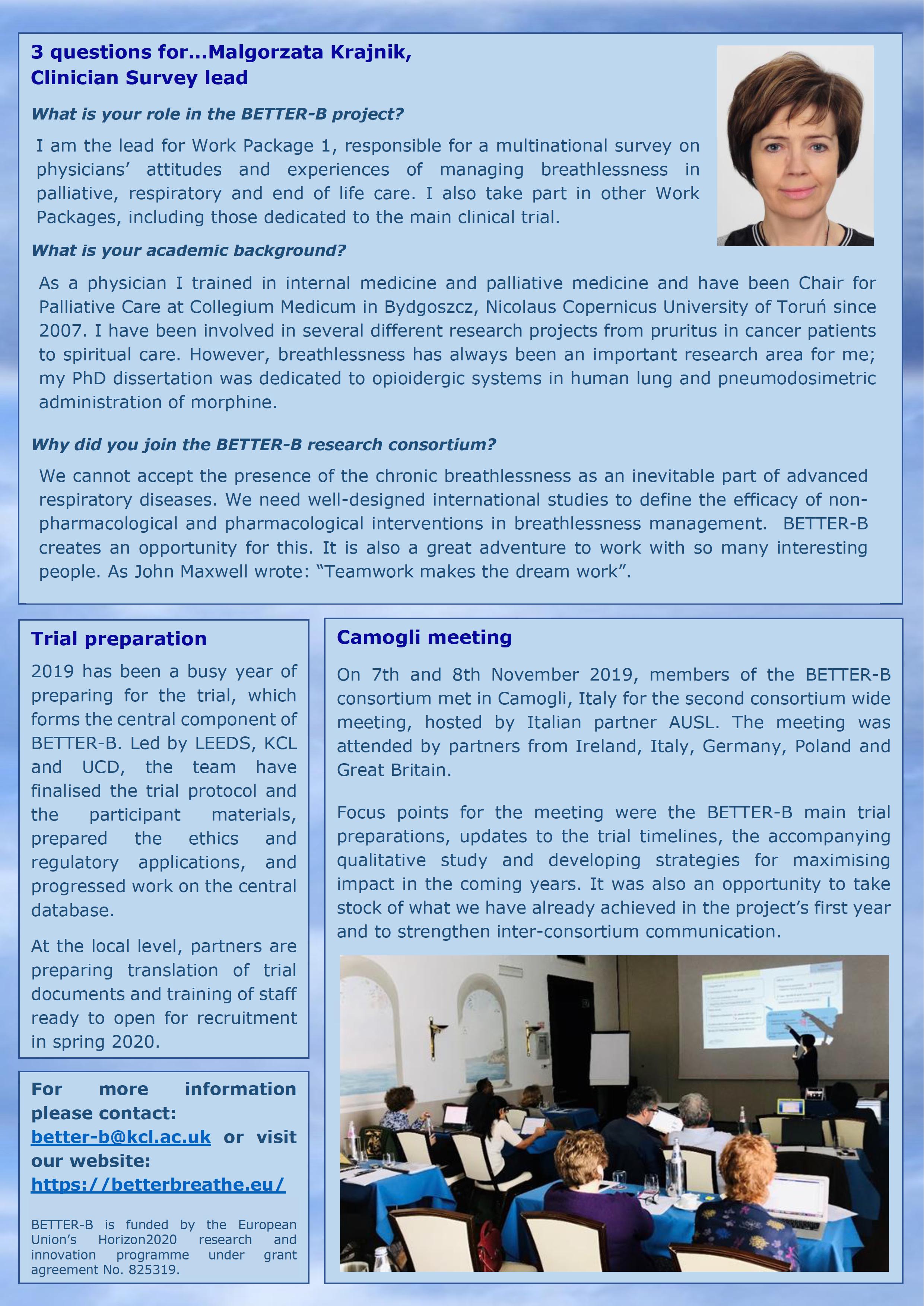 825319 BETTER-B Deliverable 7.10 Newsletter Issue 2 - 0002